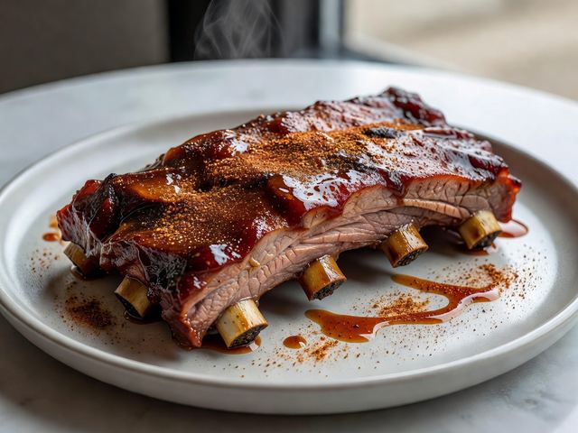 Maple Bourbon BBQ Ribs