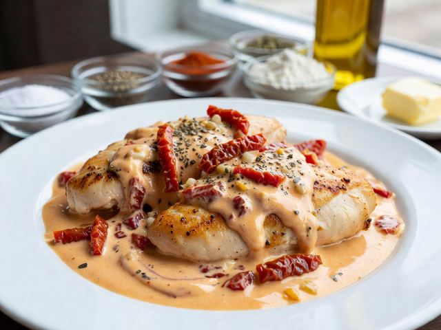 Marry Me Chicken with Sun-Dried Tomato Cream Sauce