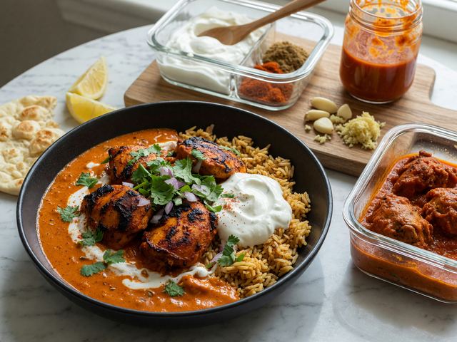 Meal-Prep Chicken Tikka Masala Bowls