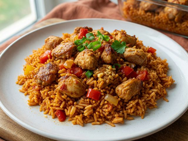 Meal-Prep Jollof-Style Chicken Rice