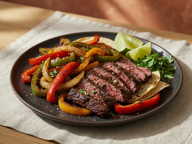 Mexican Sheet-Pan Fajita Steak
