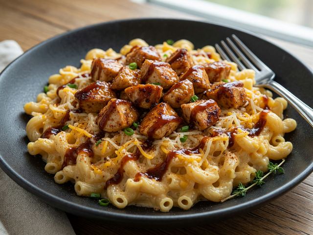 Muscle-Building Honey BBQ Chicken Mac