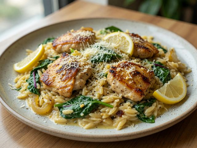 One-Pan Creamy Chicken Orzo