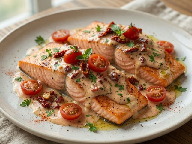 One-Pan Creamy Tuscan Salmon