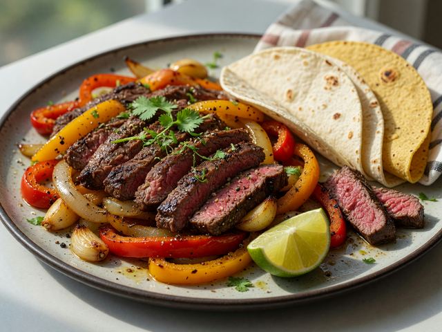 One-Pan Steak Fajita Tray Bake