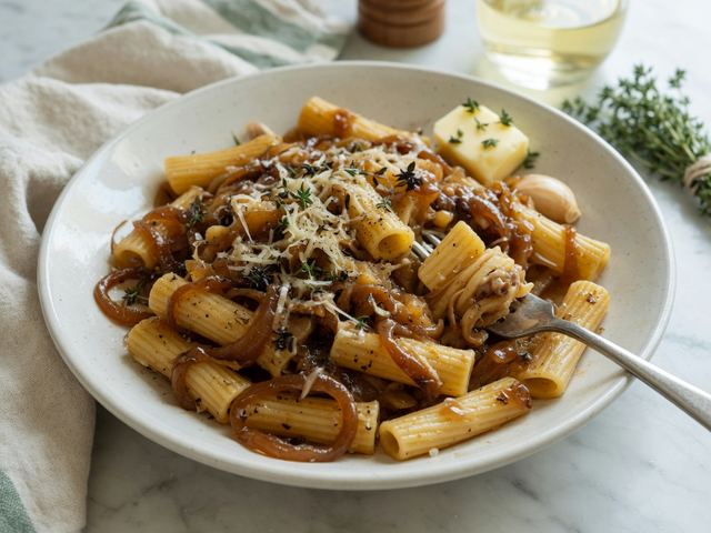 One-Pot French Onion Pasta