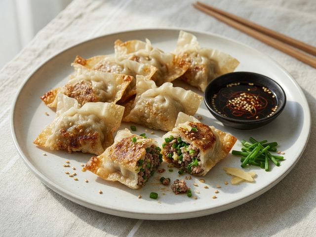 Pork and Chive Blanket Dumplings