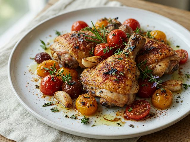 Roasted Tomato & Herb Chicken