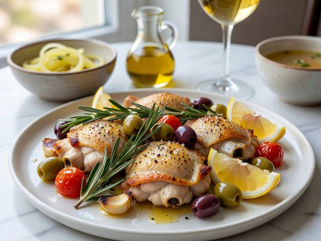Rosemary Chicken with Olives
