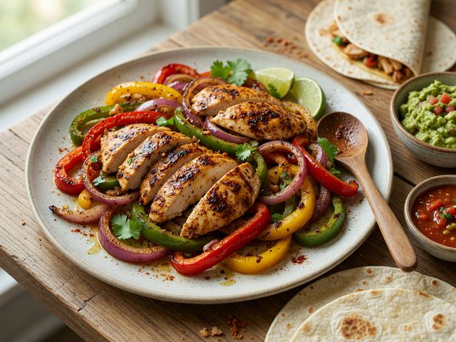Sheet-Pan Chicken Fajitas