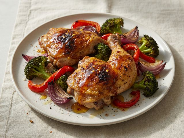 Sheet-Pan Hot Honey Chicken