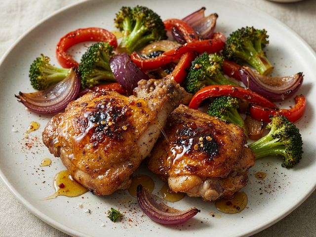 Sheet-Pan Hot Honey Chicken