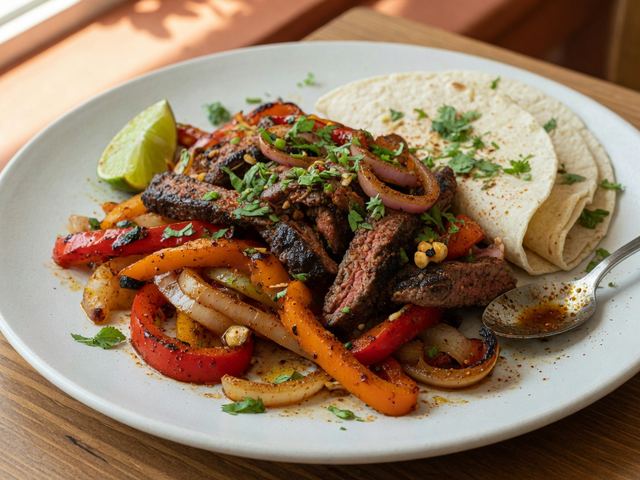 Sheet-Pan Steak Fajitas with Peppers and Onions