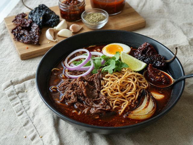 Slow-Cooker Birria Ramen