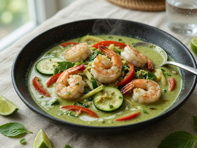 Thai Green Curry Shrimp