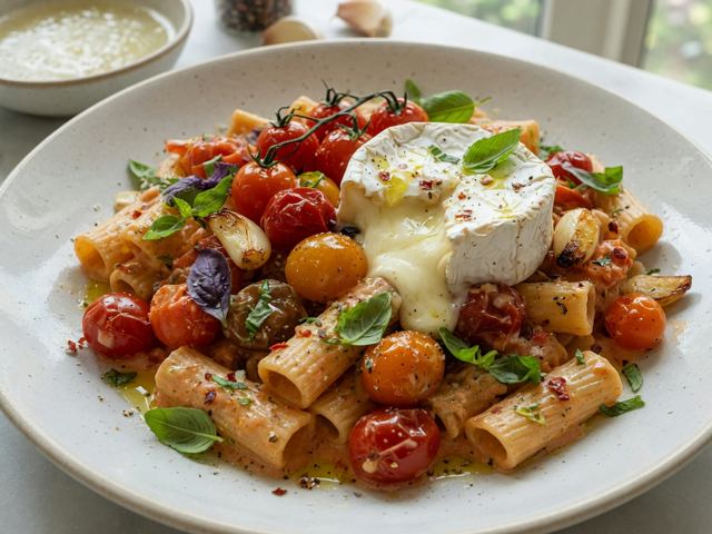 Viral Baked Boursin Tomato Pasta