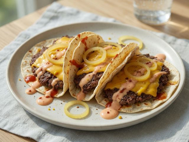 Viral Smash Burger Tacos with Special Sauce