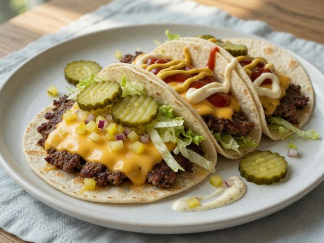 Viral Smash Burger Tacos