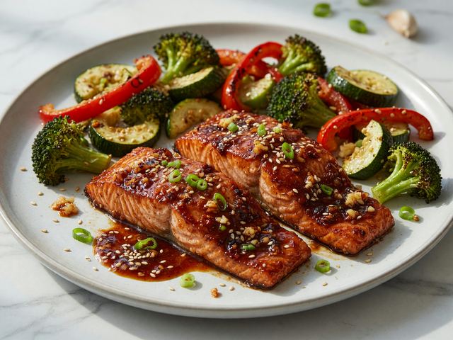 Weight-Loss Gochujang Salmon Tray