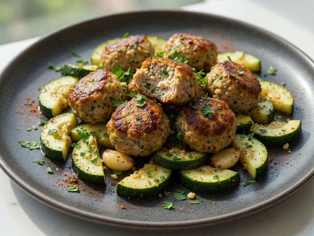 Weight-Loss Turkey Meatball Traybake