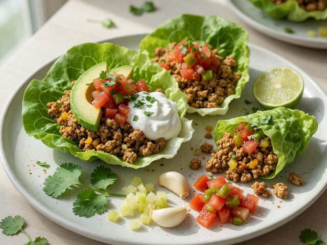 Weight-Loss Turkey Taco Lettuce Wraps