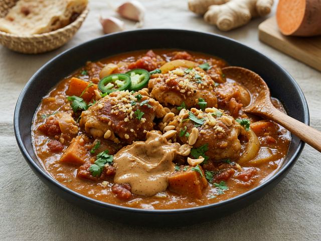 West African Peanut Stew with Chicken