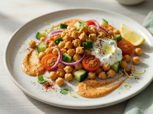 30-Minute Chickpea Tikka Salad