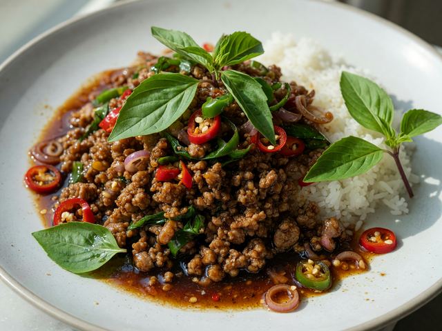 30-Minute Thai Basil Pork Stir-Fry