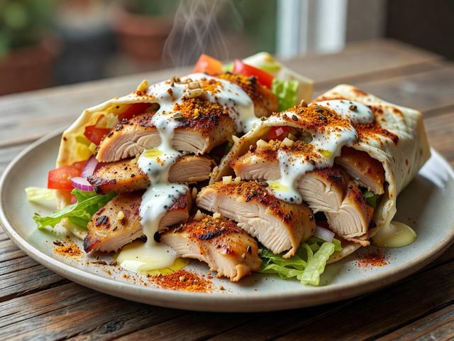 Backyard Shawarma Wraps