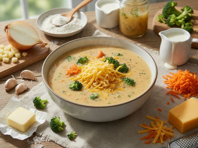 Creamy Broccoli Cheddar Soup