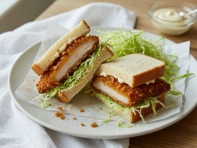 Crispy Chicken Katsu Sandwiches