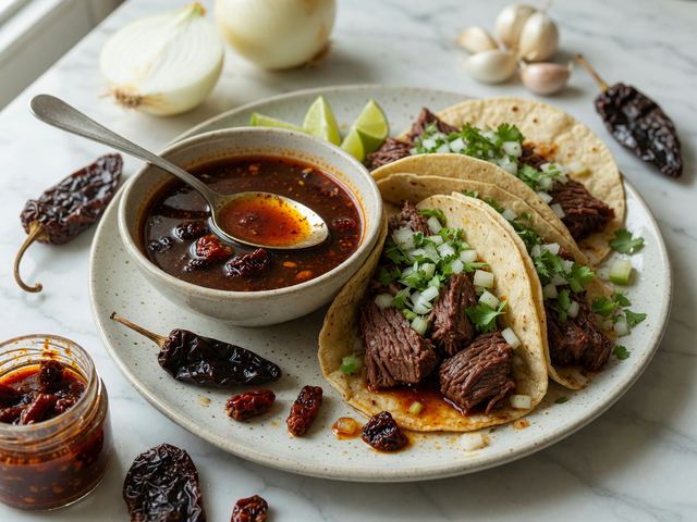 Crockpot Birria Beef Consommé Tacos