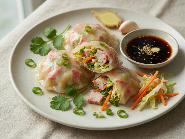 Fish Cake Rice-Paper Dumplings