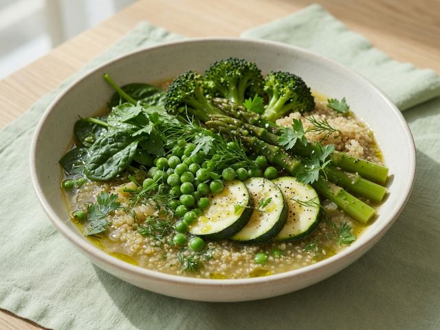 Green Veggie Grain Bowl