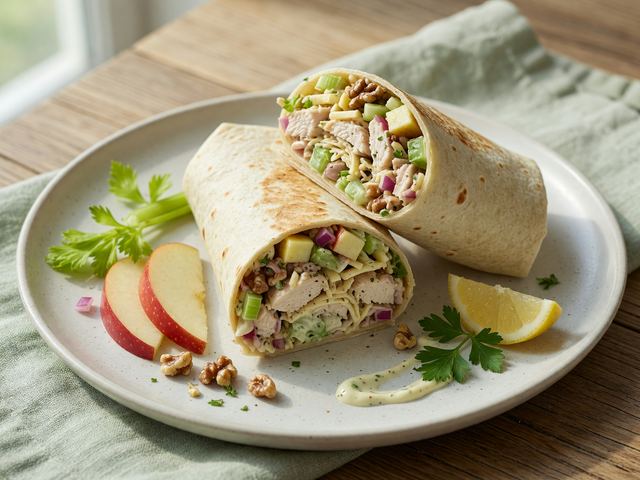Honeycrisp Apple Chicken Salad Wraps