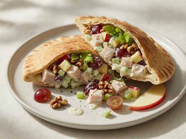 Honeycrisp Apple & Turkey Salad Pita Pockets