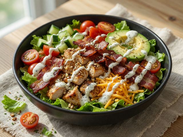 Keto Chicken Bacon Ranch Bowl