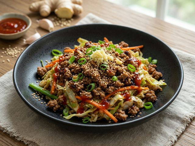 Keto Egg Roll in a Bowl
