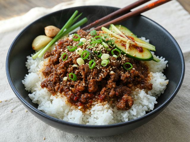 Korean BBQ Beef Rice Bowl