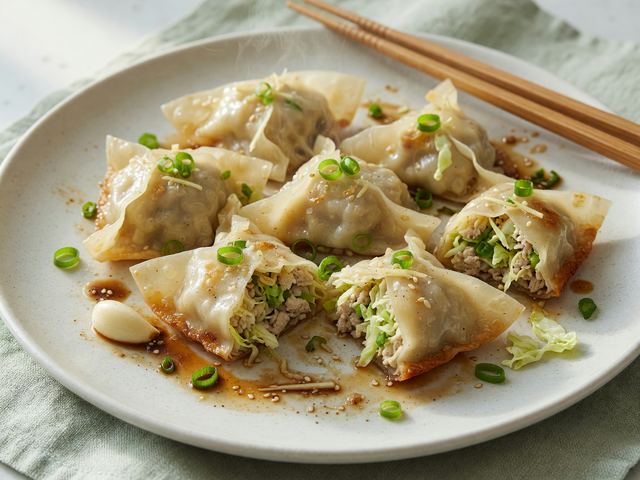 Lazy Blanket Chicken Dumplings