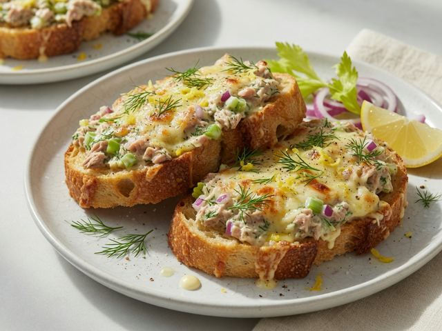 Lemon-Dill Tuna Melt Melts on Sourdough