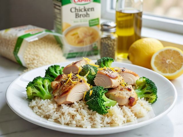 Lemon Herb Chicken & Rice Bowl