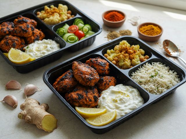 Meal-Prep Chicken Tikka High-Protein Boxes