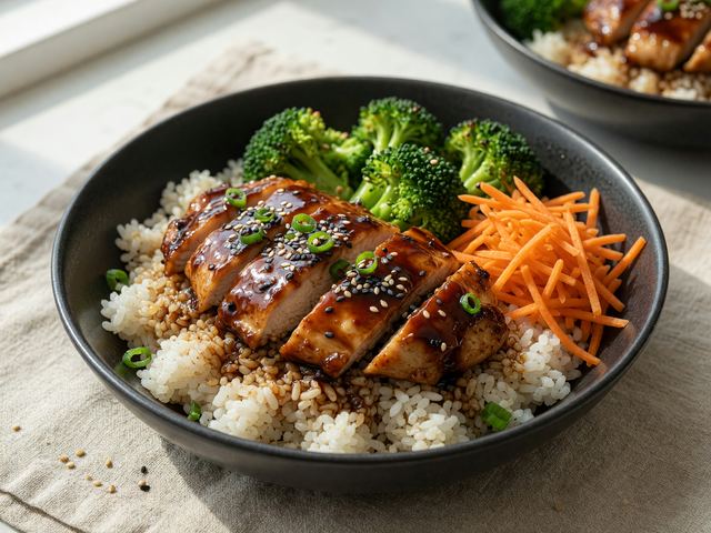Meal-Prep Teriyaki Chicken Rice Bowls