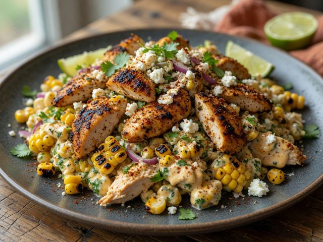 Mexican Street Corn Chicken Salad