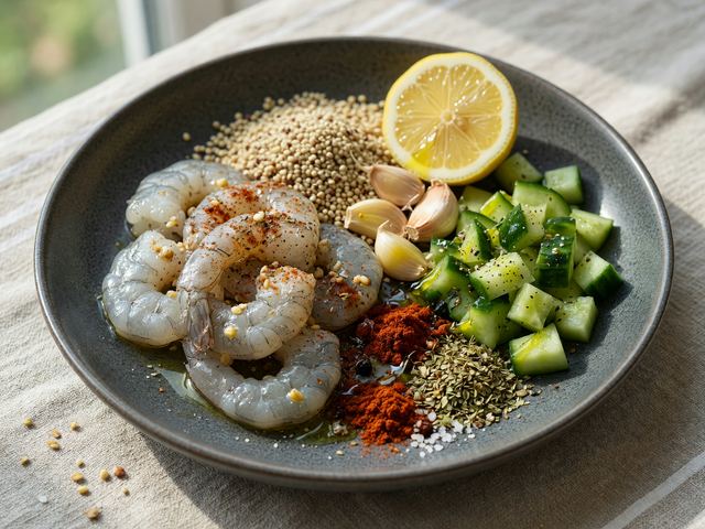 Muscle-Building Shrimp and Quinoa Power Bowl