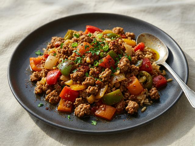 One-Pan Unstuffed Pepper Skillet