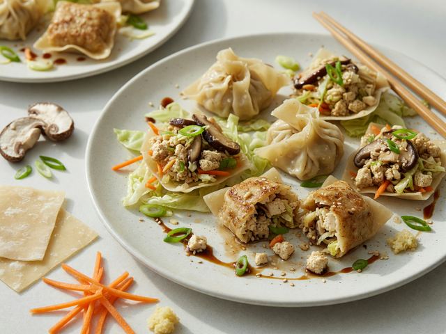 Tofu and Cabbage Lazy Dumplings