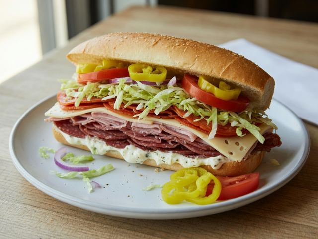 Viral Chopped Italian Grinder Sandwich