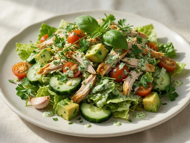 Viral Green Goddess Chopped Chicken Salad